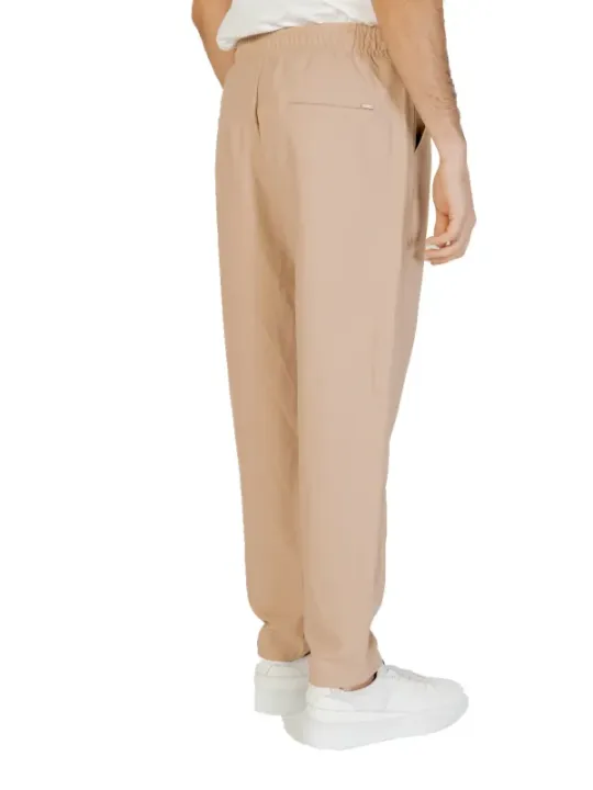 Beige Gianni Lupo Hosen im entspannten Schnitt