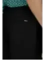 Schwarze Chino Shorts mit Reißverschluss