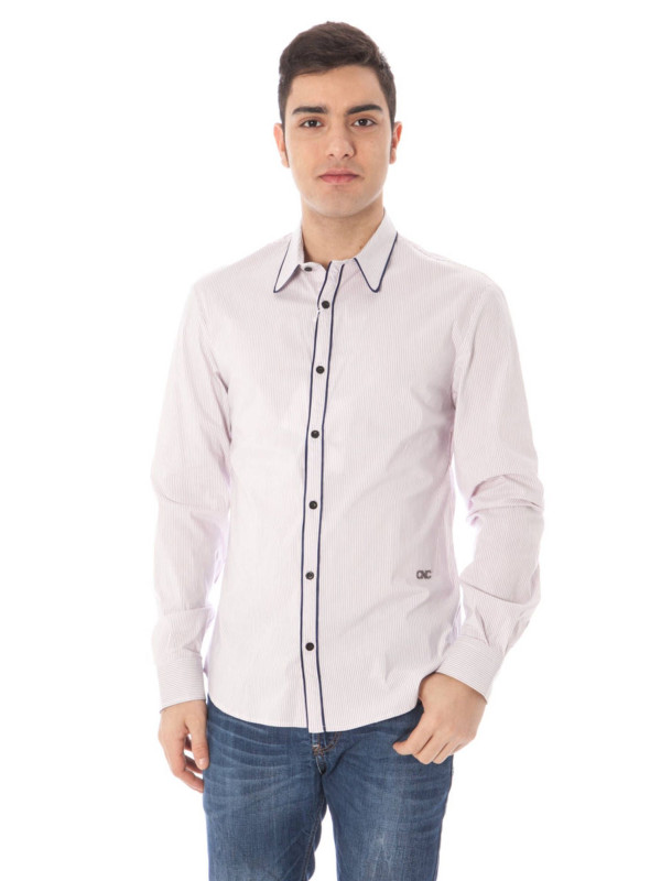 Shirts Chic Pink Long Sleeve Italian Collar Shirt 180,00 € 8033835031835 | Planet-Deluxe