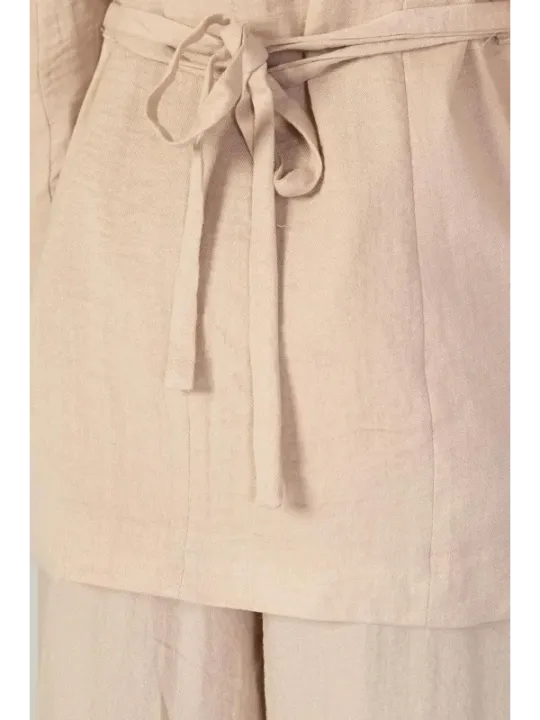 Tie-Waist Off-White Vero Moda Hose