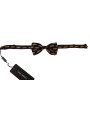 Ties & Bowties Black Orange Car Print Silk Bow Tie 200,00 € 8054802093618 | Planet-Deluxe