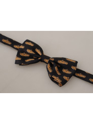 Ties & Bowties Black Orange Car Print Silk Bow Tie 200,00 € 8054802093618 | Planet-Deluxe