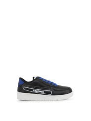 Schwarze Shone Sneakers mit weißer Sohle