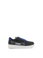 Schwarze Shone Sneakers mit weißer Sohle