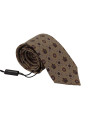 Ties & Bowties Elegant Silk Beige Necktie 300,00 € 8050249423292 | Planet-Deluxe