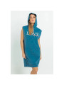 Dresses Casual Blue Maxi Hooded Camisole Dress 100,00 € 8060834745937 | Planet-Deluxe