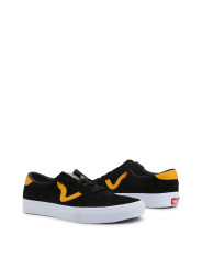 Schwarze Vans Sport Sneaker hinten