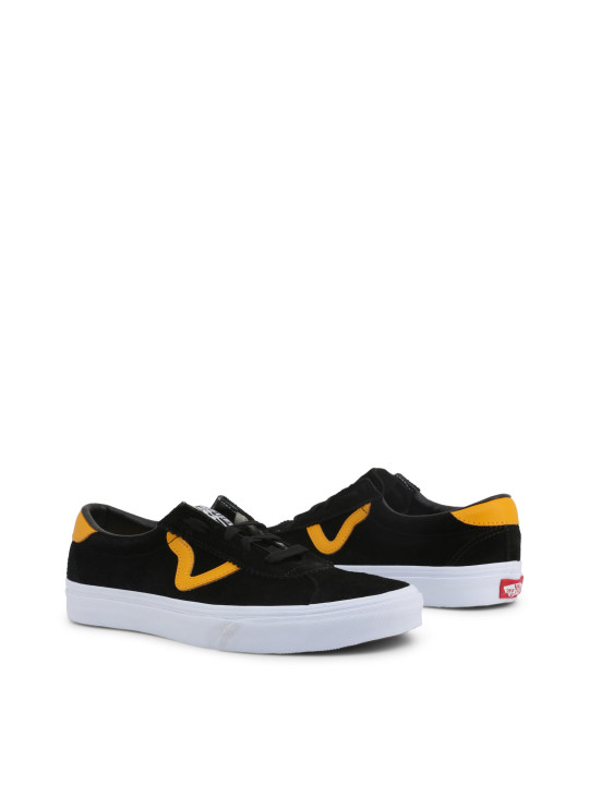 Schwarze Vans Sport Sneaker hinten