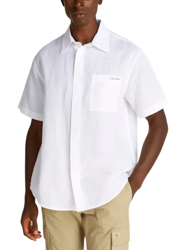 Weißes Baumwoll-Polohemd Calvin Klein Jeans Weißes Baumwoll-Polohemd Calvin Klein Jeans