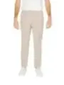 Beige Leinenhose im Maßanzug-Stil