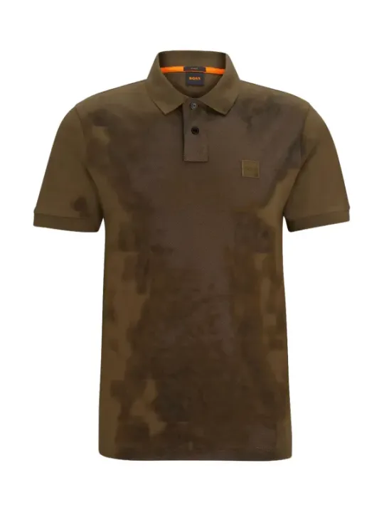 Camouflage Boss Poloshirt Herren Mode