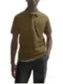 Hellbraunes Poloshirt mit Logo