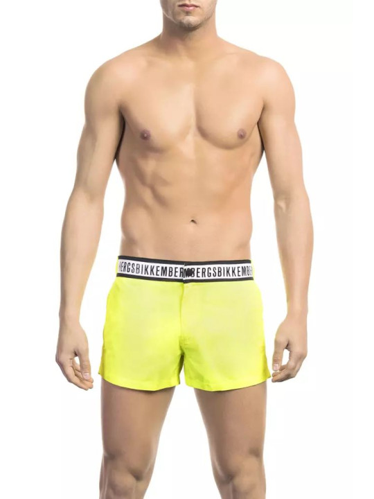 Swimwear Sleek Yellow Micro Swim Shorts with Contrast Band 80,00 € 8050593831415 | Planet-Deluxe