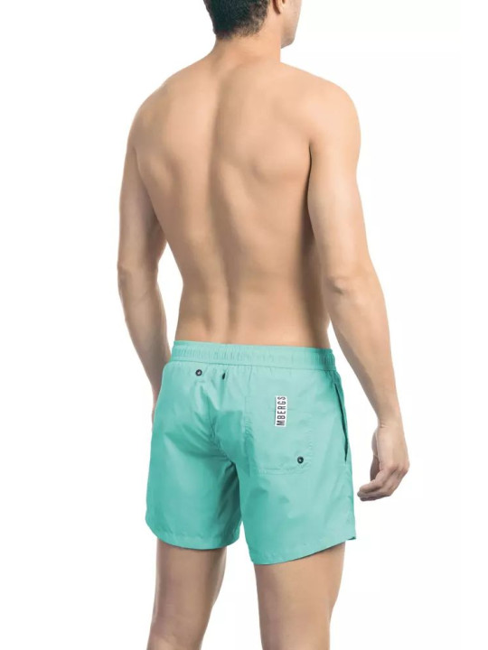 Swimwear Chic Light Blue Tape-Trim Swim Shorts 80,00 € 8050593831231 | Planet-Deluxe