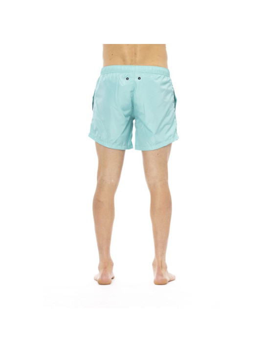 Swimwear Sleek Light Blue Swim Shorts with Front Print 80,00 € 8050593833068 | Planet-Deluxe
