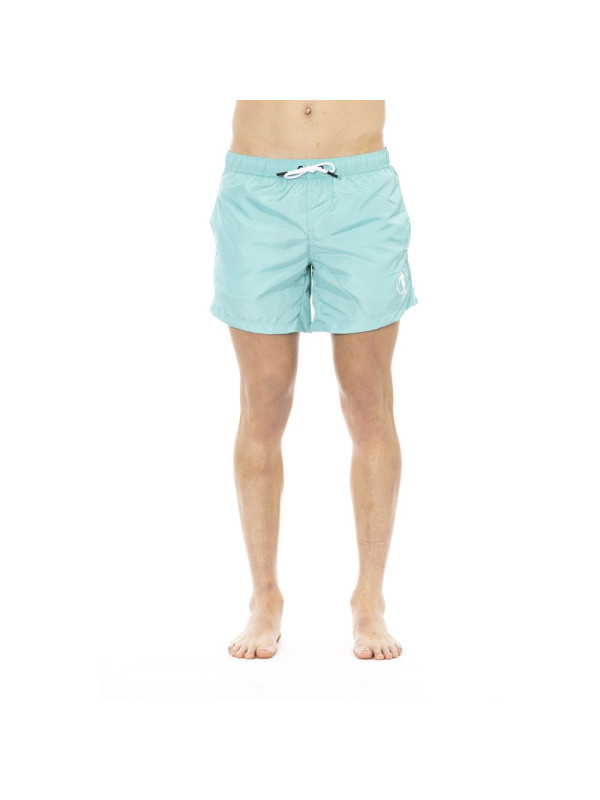 Swimwear Sleek Light Blue Swim Shorts with Front Print 80,00 € 8050593833068 | Planet-Deluxe