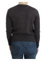 Sweaters Elegant Purple Sequined Wool Cardigan 300,00 € 7333413045782 | Planet-Deluxe