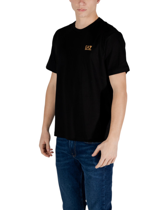 Schwarzes EA7 Herren T-Shirt