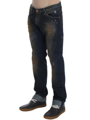 Jeans & Pants Elegant Straight Fit Men's Denim Jeans 160,00 € 8058091151426 | Planet-Deluxe