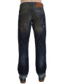 Jeans & Pants Elegant Straight Fit Men's Denim Jeans 160,00 € 8058091151426 | Planet-Deluxe