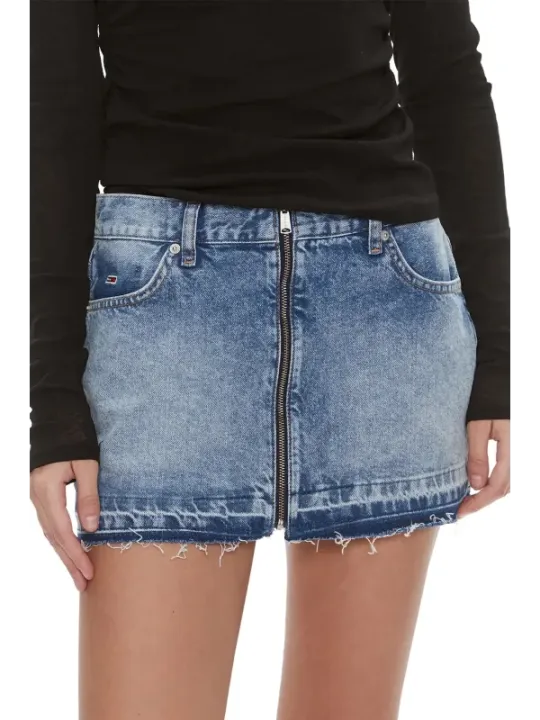 "Tommy Hilfiger Jeans Röcke im Sale | Tommy Hilfiger Jeans - Tommy Hilfiger Jeans Gonna Donna online kaufen"|Planet-Deluxe