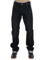 Jeans & Pants Elegant Straight Fit Dark Blue Jeans 160,00 € 8050246187432 | Planet-Deluxe