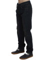 Jeans & Pants Elegant Straight Fit Dark Blue Jeans 160,00 € 8050246187432 | Planet-Deluxe