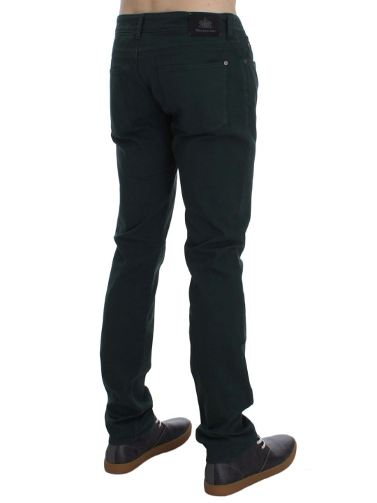 Jeans & Pants Chic Green Straight Cut Jeans 340,00 € 7333413030016 | Planet-Deluxe