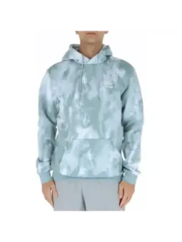 Blauer Adidas Kapuzenpullover mit Kängurutasche