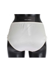 Underwear Elegant White Silk Blend Underwear 240,00 € 8050442881943 | Planet-Deluxe