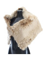 Scarves Elegant Alpaca Fur Shoulder Wrap in Beige 3.210,00 € 8050246188231 | Planet-Deluxe