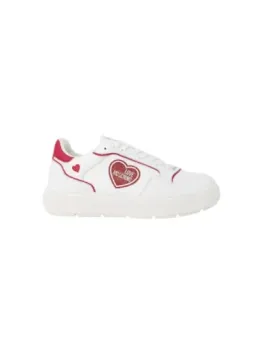 Weiße Love Moschino Herz-Sneakers
