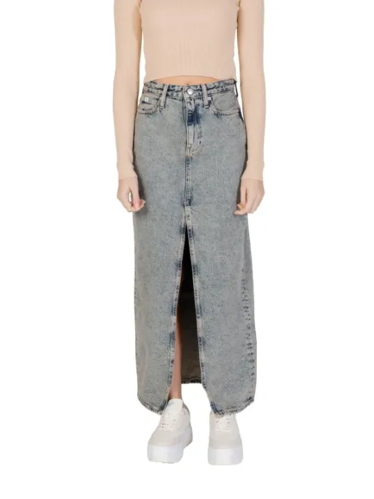 "Calvin Klein Jeans Röcke im Sale | Calvin Klein Jeans - Calvin Klein Jeans Gonna Donna online kaufen"|Planet-Deluxe