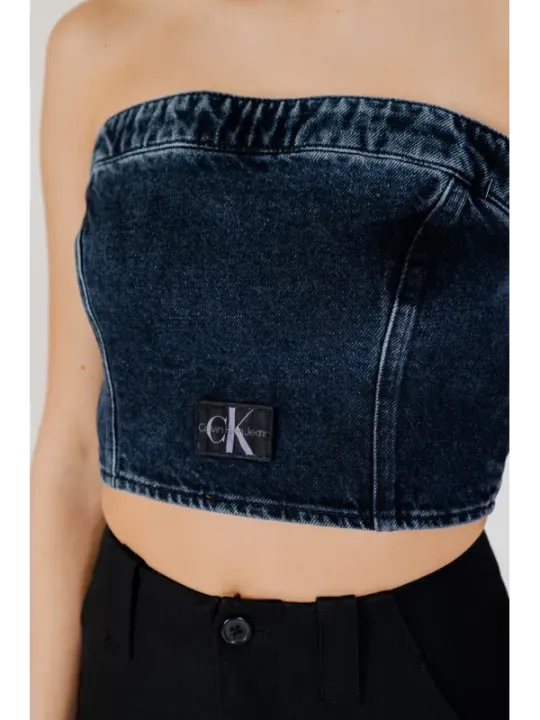 "Calvin Klein Jeans Top im Sale | Calvin Klein Jeans - Calvin Klein Jeans Top Donna online kaufen"|Planet-Deluxe