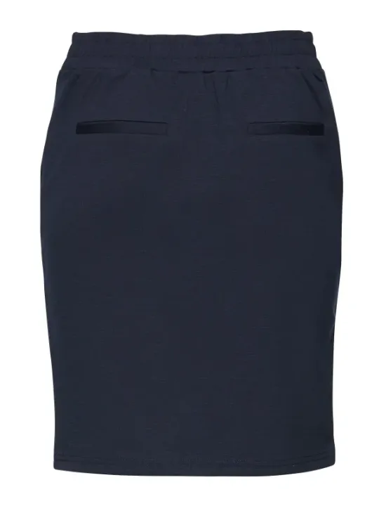 Marineblaue Ichi 470923 Bleistiftrock Damen