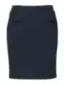 Marineblaue Ichi 470923 Bleistiftrock Damen