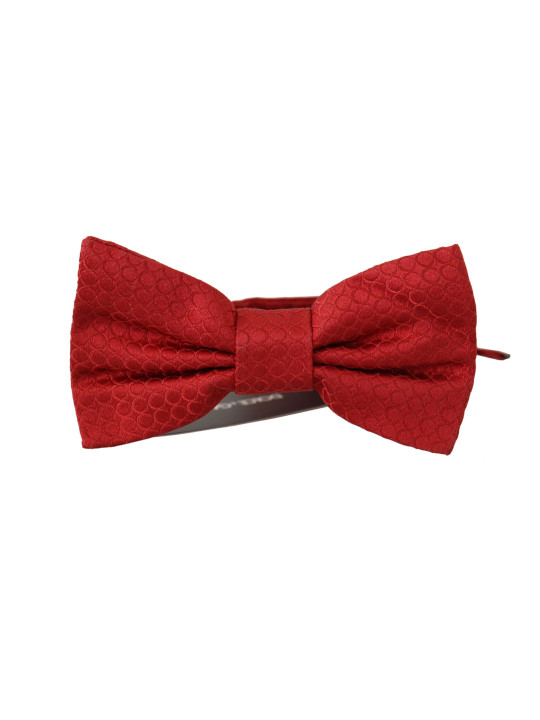 Ties & Bowties Elegant Red Silk Tied Bow Tie 200,00 € 8059226496304 | Planet-Deluxe