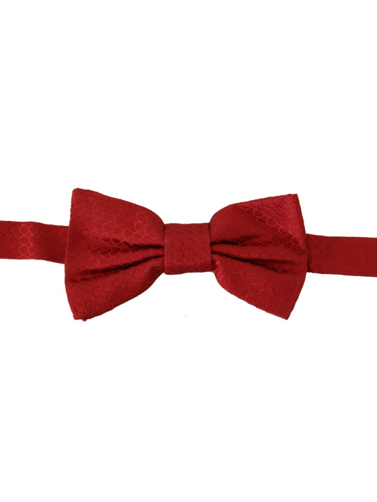 Ties & Bowties Elegant Red Silk Tied Bow Tie 200,00 € 8059226496304 | Planet-Deluxe