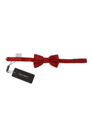 Ties & Bowties Elegant Red Silk Tied Bow Tie 200,00 € 8059226496304 | Planet-Deluxe