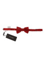 Ties & Bowties Elegant Red Silk Tied Bow Tie 200,00 € 8059226496304 | Planet-Deluxe