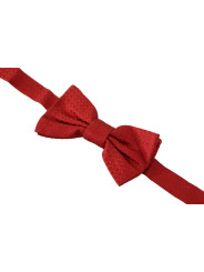 Ties & Bowties Elegant Red Silk Tied Bow Tie 200,00 € 8059226496304 | Planet-Deluxe