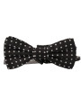 Ties & Bowties Elegant Black and White Polka Dot Silk Bow Tie 200,00 € 8058301889857 | Planet-Deluxe