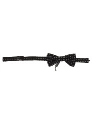 Ties & Bowties Elegant Black and White Polka Dot Silk Bow Tie 200,00 € 8058301889857 | Planet-Deluxe