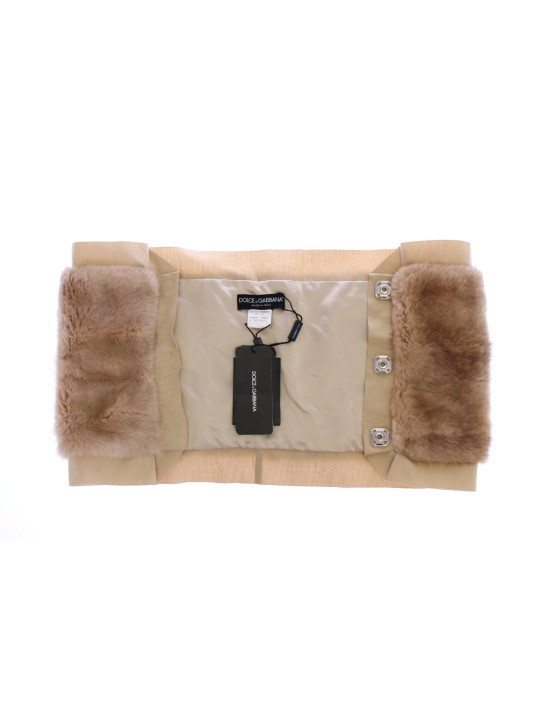 Scarves Exclusive Beige MINK Fur Scarf Wrap 2.290,00 € 8058091151456 | Planet-Deluxe