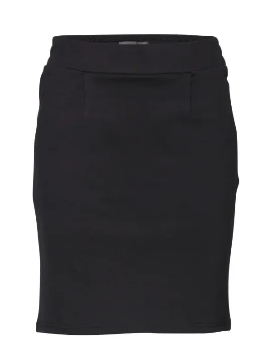 Grauer Stretch-Bleistiftrock Ichi 470922