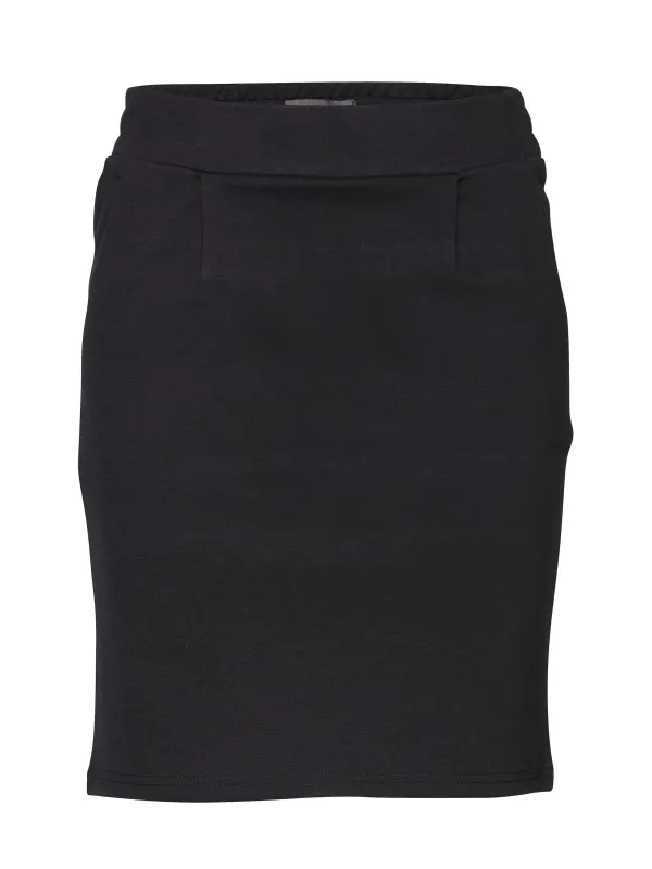 Grauer Stretch-Bleistiftrock Ichi 470922