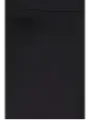 Schwarze Stoffhose mit Tasche