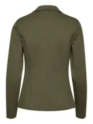 Olivgrüne Ichi 470918 Blazer Jacke