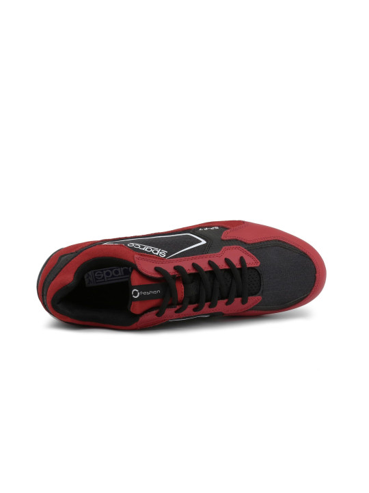 Rote und schwarze Sparco Sportschuhe