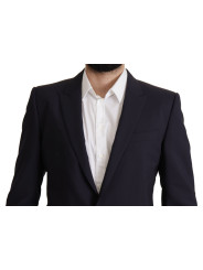 Blazers Elegant Navy Wool Blend Slim Blazer 3.000,00 € 8054319351720 | Planet-Deluxe